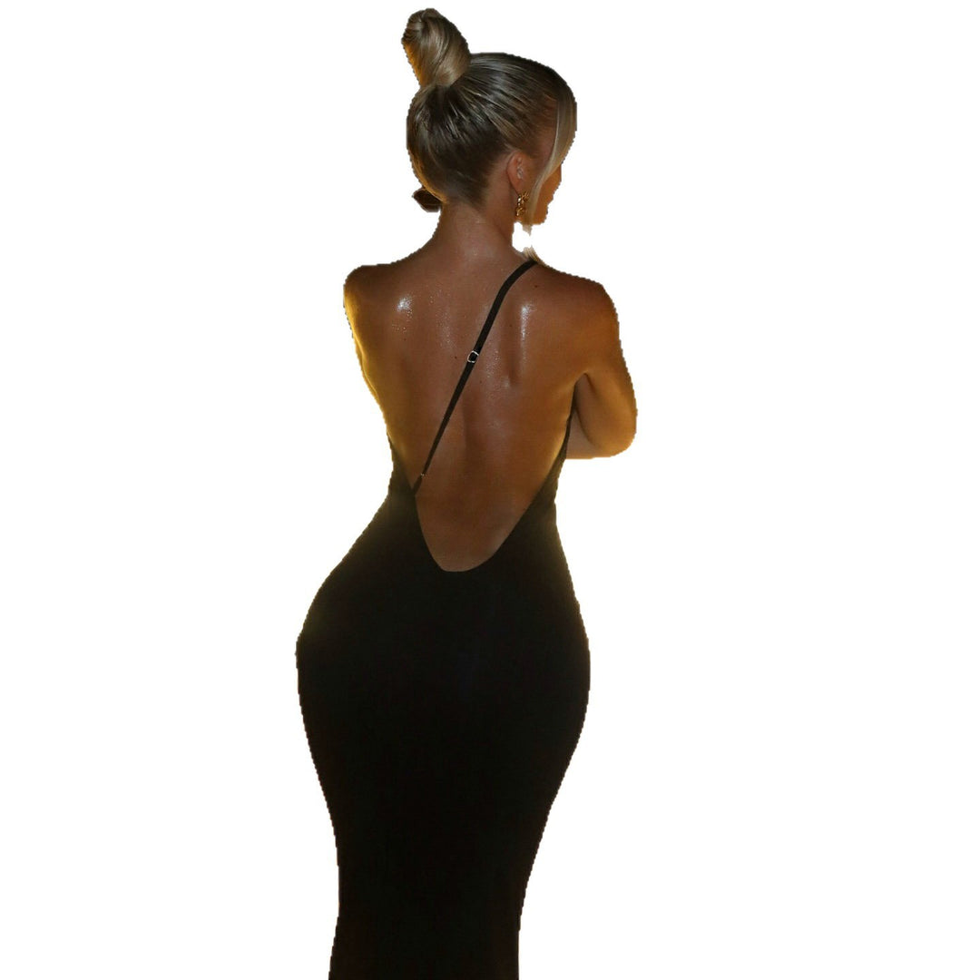 Damen Einseitiges Maxikleid Drune