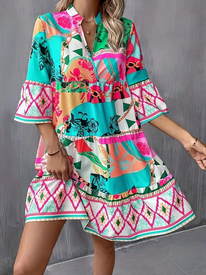 Damen Modischer Strandkleid Drune