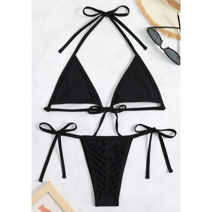 Damen Triangle-Bikini mit raffiniertem Bindedesign Drune