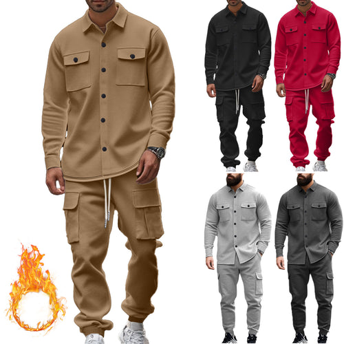 Herren nan Overshirt-Jacke im urbanen Utility-Look mit aufgesetzten Brusttaschen Drune