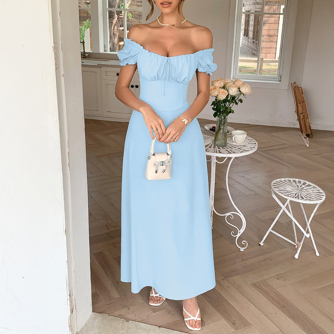 Damen maxi Kleid Drune