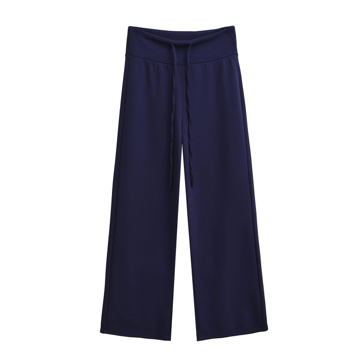 Damen weite Sporthose mit flexiblem Taillenzug Drune