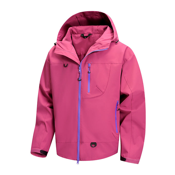 Herren technische Outdoor-Jacke mit wasserdichtem Gewebe und verstellbarem Kapuzensystem Drune