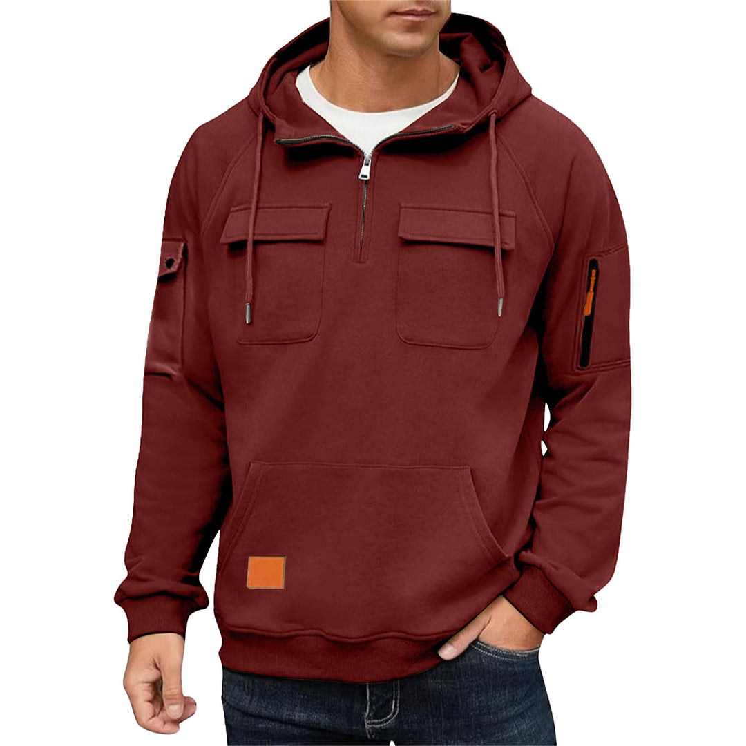 Herren Alltags-Hoodie mit praktischen Taschen Drune