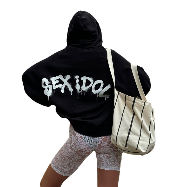 Damen modischer Kapuzenpullover mit känguru-Tasche und weichem Innenfutter Drune