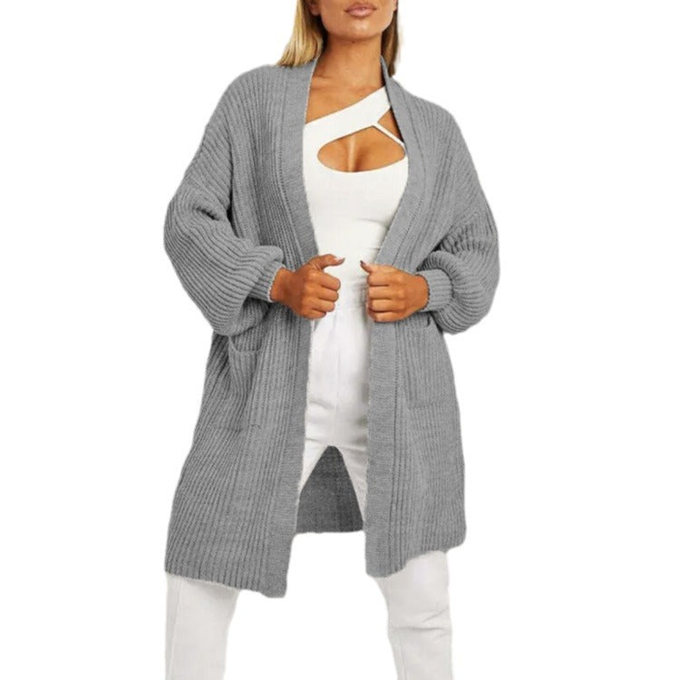 Damen Strickjacke mit einzigartiger Textur und lässigem Schnitt Drune