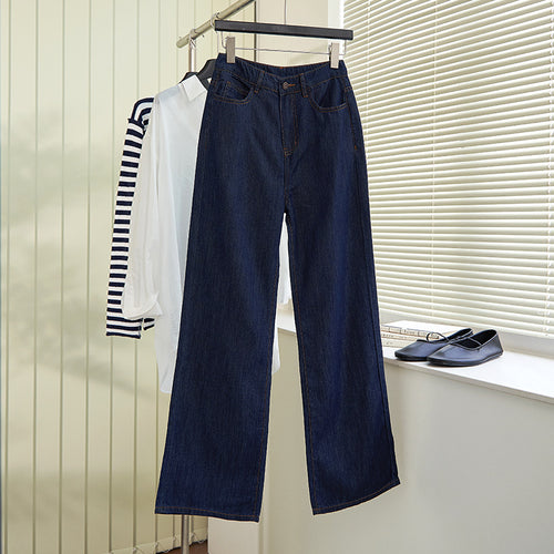 Damen weite Jeans im lockeren Schnitt Drune