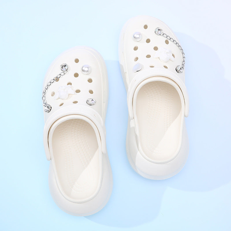 Femme Dekorative Freizeit Clogs Drune