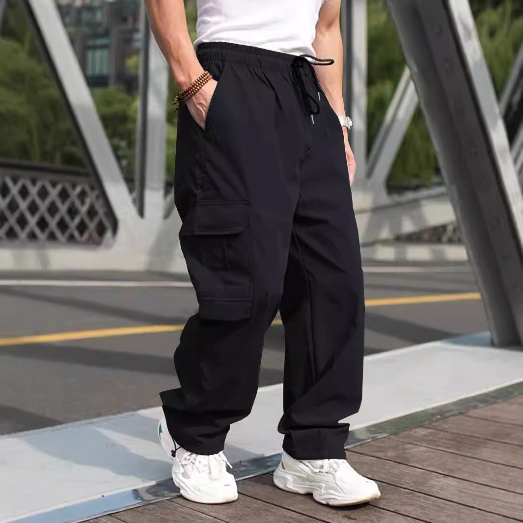 Herren Cargo-Hose mit vielen funktionalen Taschen und lockerer Passform Drune