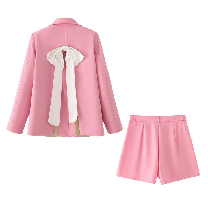 Damen Blazer und Short Ensemble Drune