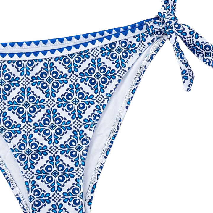 Damen Triangel-Bikini mit verspieltem Knoten-Design Drune