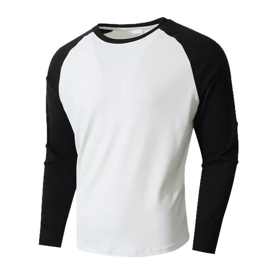 Herren Sportliches Langarmshirt mit Raglanärmeln Drune