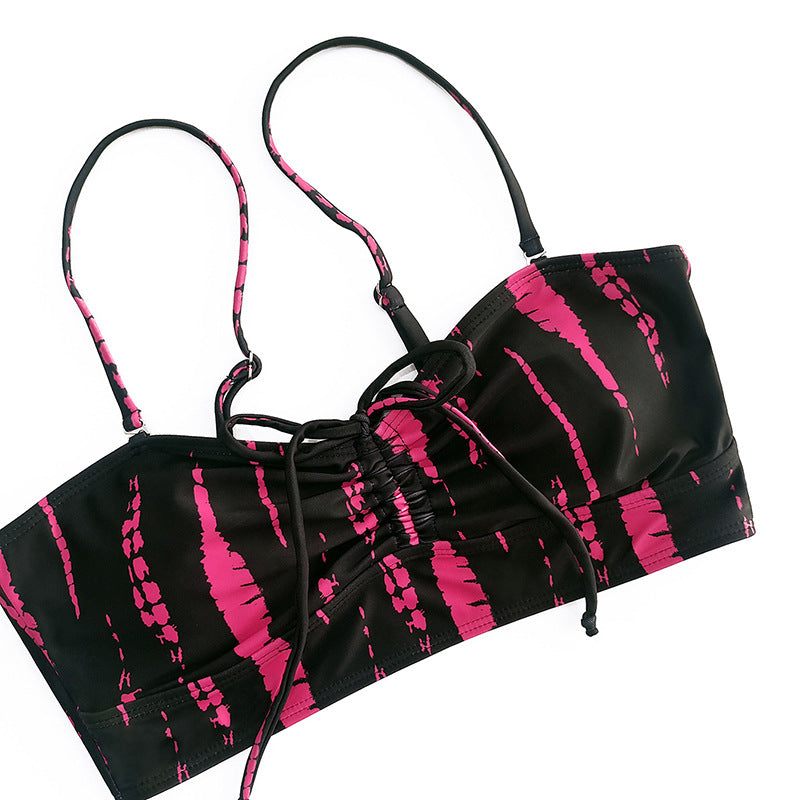 Damen Bikini-Set mit modischem Crop-Top und lässigen Shorts Drune