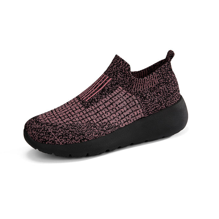 Unisex nan nahtloser Sockensneaker mit atmungsaktiver dreidimensionaler Strickkonstruktion und stoßdämpfender Flexsohle Drune
