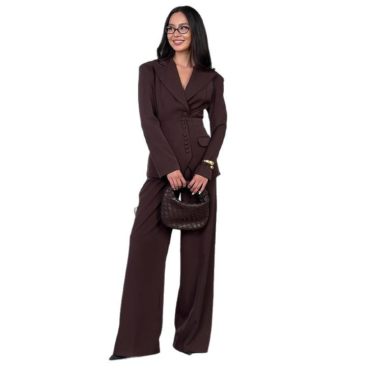Damen eleganter taillierter Anzug Drune