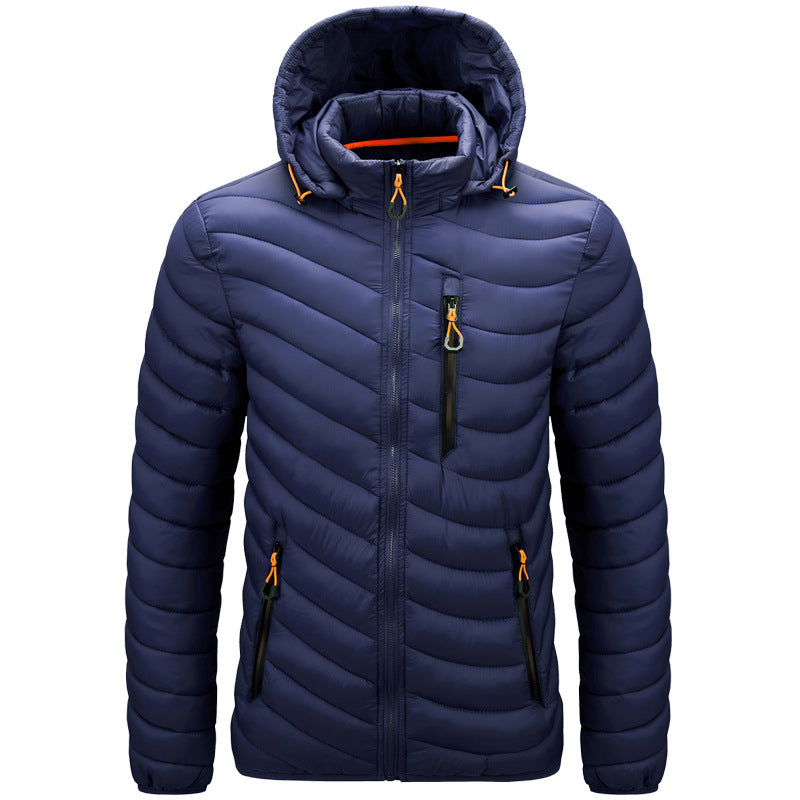Drune | Gesteppte leichte Herrenjacke mit Kapuze