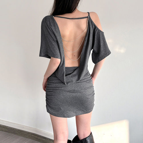 Damen Wickeloberteil mit asymmetrischem Schnitt und lässigem Design Drune