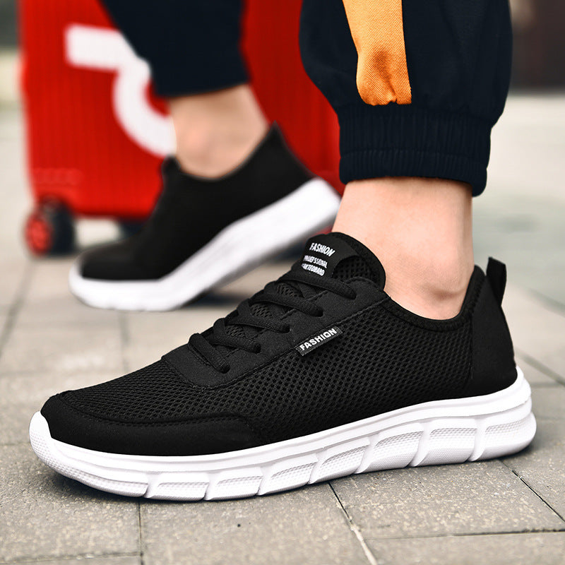 Unisex nan leichter Freizeit-Sneaker mit nahtlosem Mesh-Obermaterial und viskoelastischer Zwischensohle Drune
