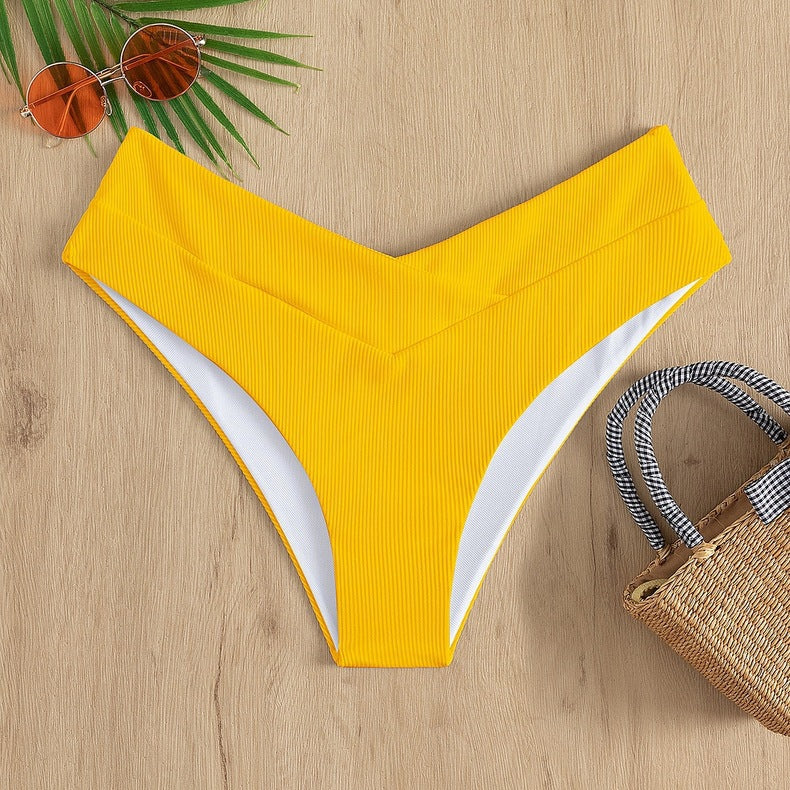 Damen Hochgeschnittenes Bikini-Höschen Drune
