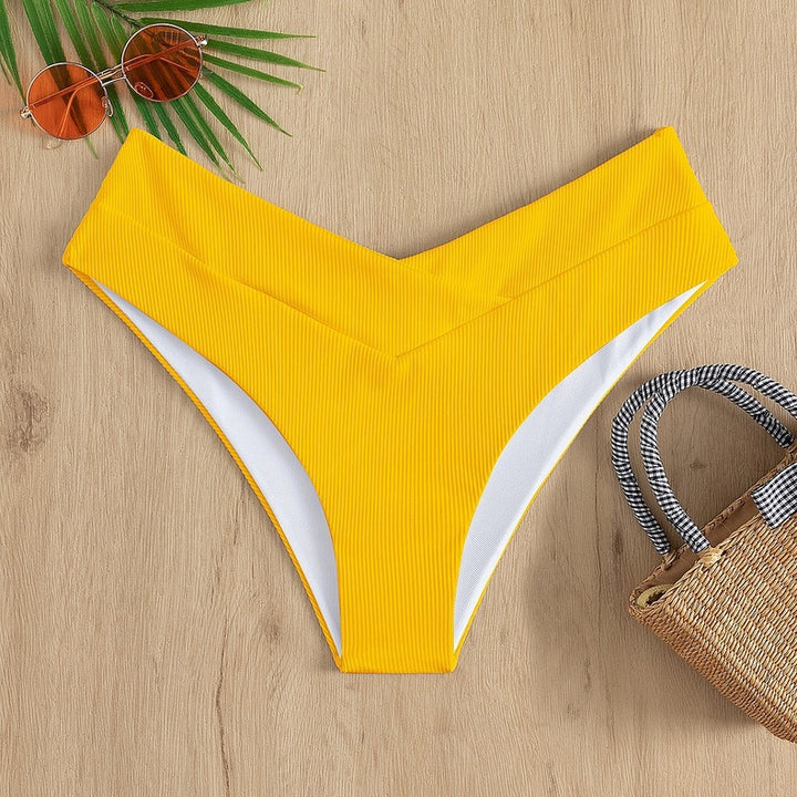 Damen Hochgeschnittenes Bikini-Höschen Drune