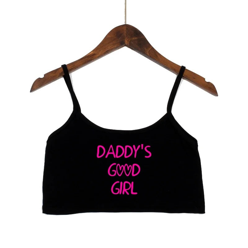 Damen modisches Crop-Top mit verzierten Trägern Drune