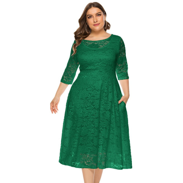 Drune | Damen Kleid "Liv" | Chiffon | Regular Fit, Leichter Stretch | Maxilänge