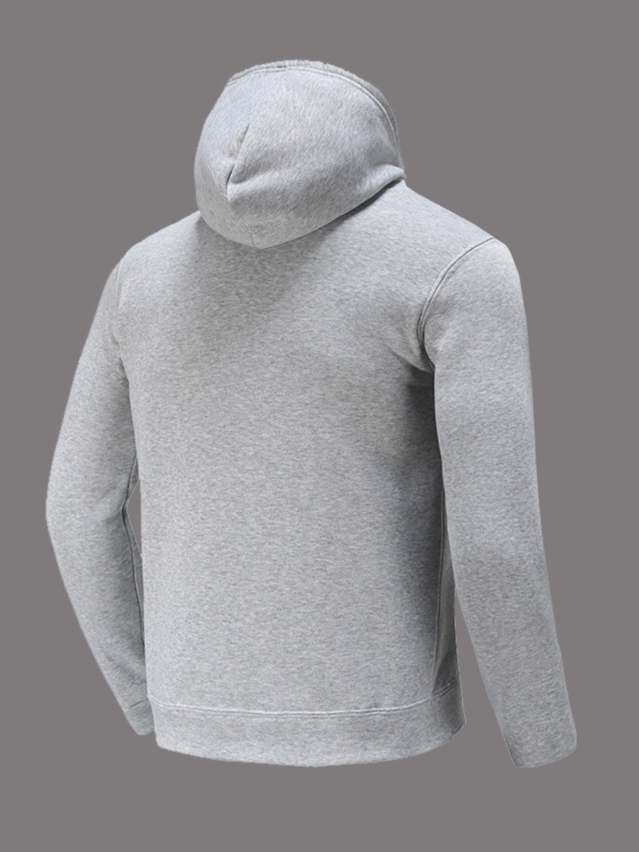 Damen sportlicher Kapuzenpullover mit grafischem Druck und Kängurutasche Drune