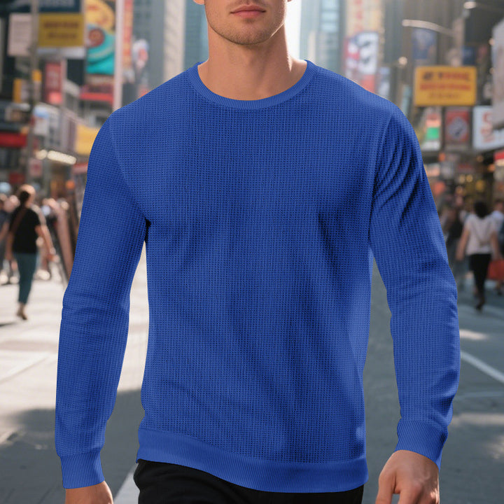 Herren hochwertiger Langarmpullover Drune
