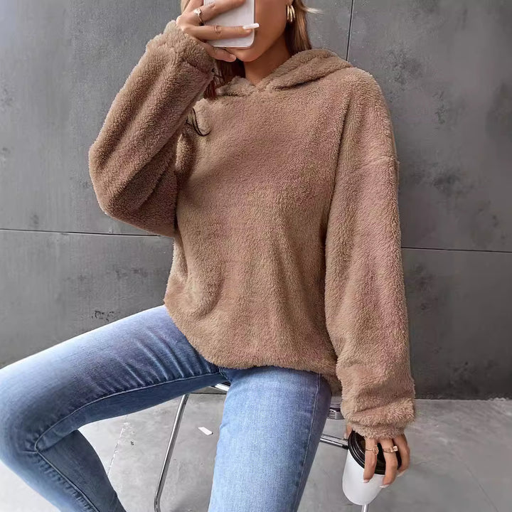 Damen Kuscheliges Hoodie aus Fleece Drune