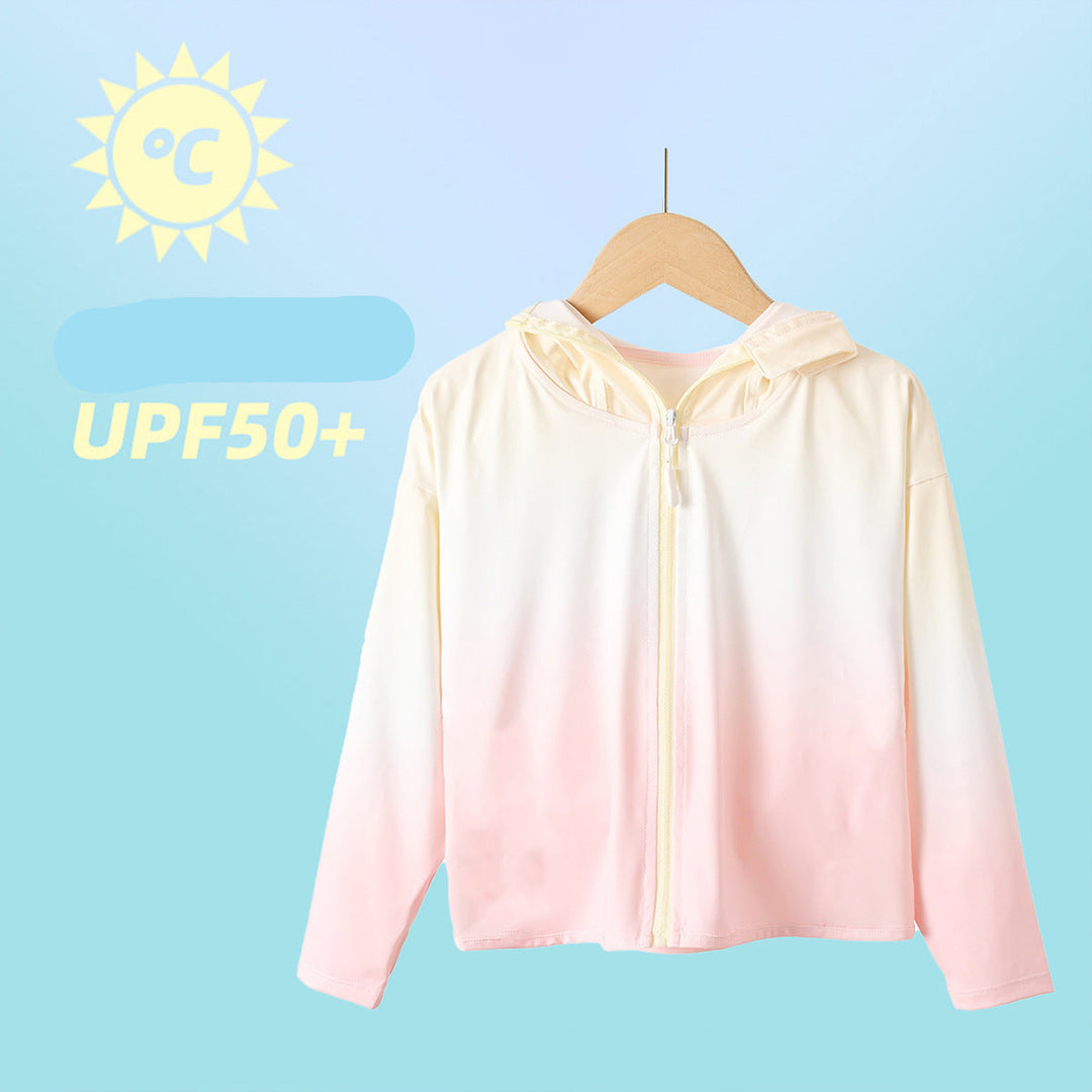 Damen UV-Schutzjacke mit atmungsaktivem Stoff und abnehmbarer Kapuze Drune