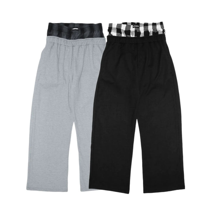 Damen weite Jogginghose mit elastischem Bund und hochwertiger Baumwolle Drune