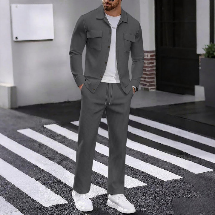 Herren Freizeitjacke und Jogginghose Set Drune