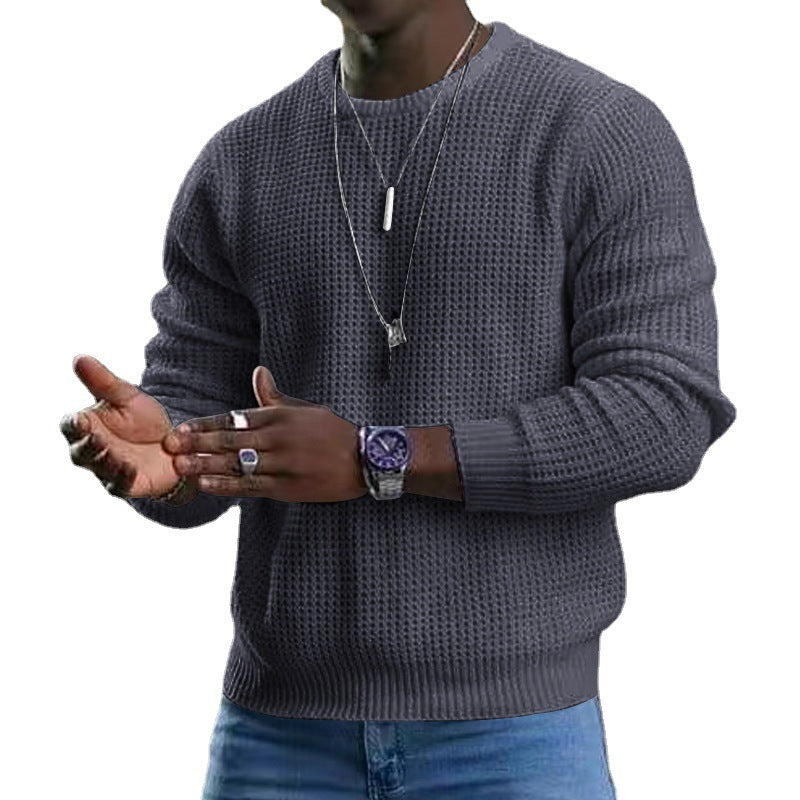 Herren stilvoller Strickpullover mit strukturiertem Design Drune