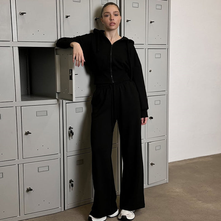 Damen lässiger Hoodie-Jumpsuit Drune