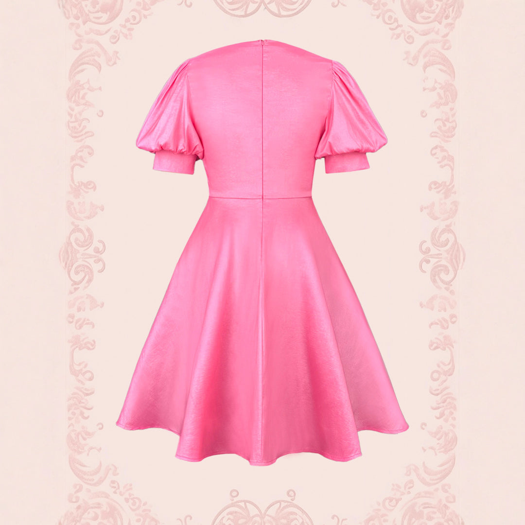 Damen festliches Kleid mit herzförmigem Oberteil und taillierter Silhouette Drune