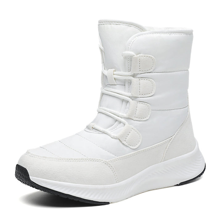 Damen Winterstiefel mit rutschfester Sohle und isolierender Fütterung Drune