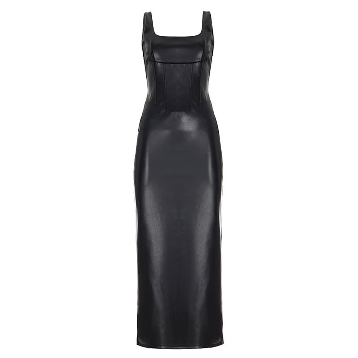 Damen elegantes Maxikleid mit schmalem Schnitt und verführerischen Cut-Outs Drune