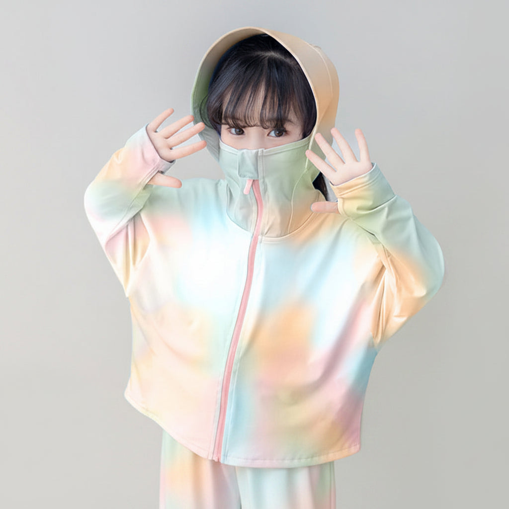 Damen UV-Schutzjacke mit Kapuze und atmungsaktivem Design Drune