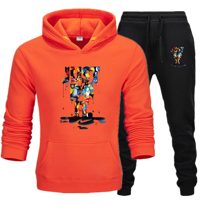 Damen Kapuzenpullover und Jogginghose Set Drune