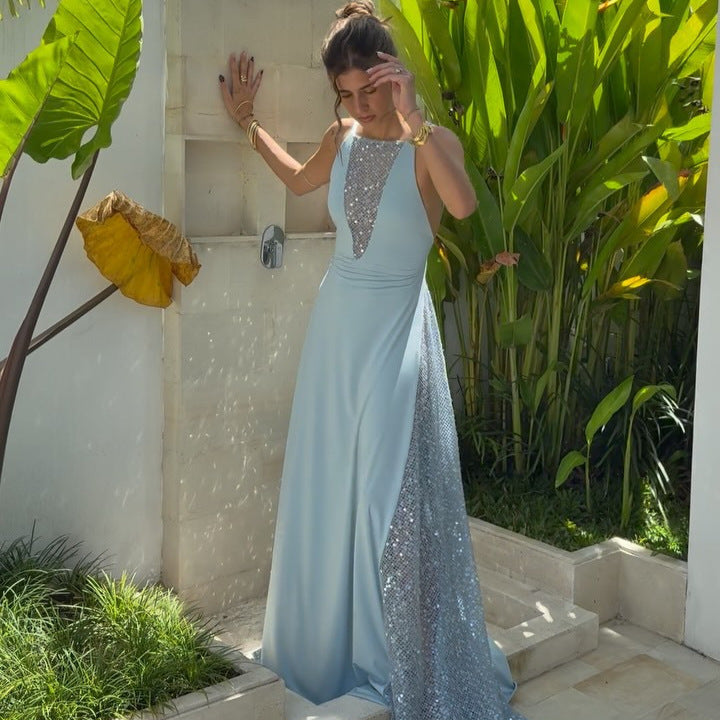 Damen Glitzerndes Abendkleid Drune