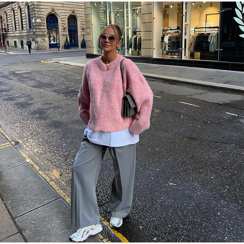 Damen Oversized Pullover Drune
