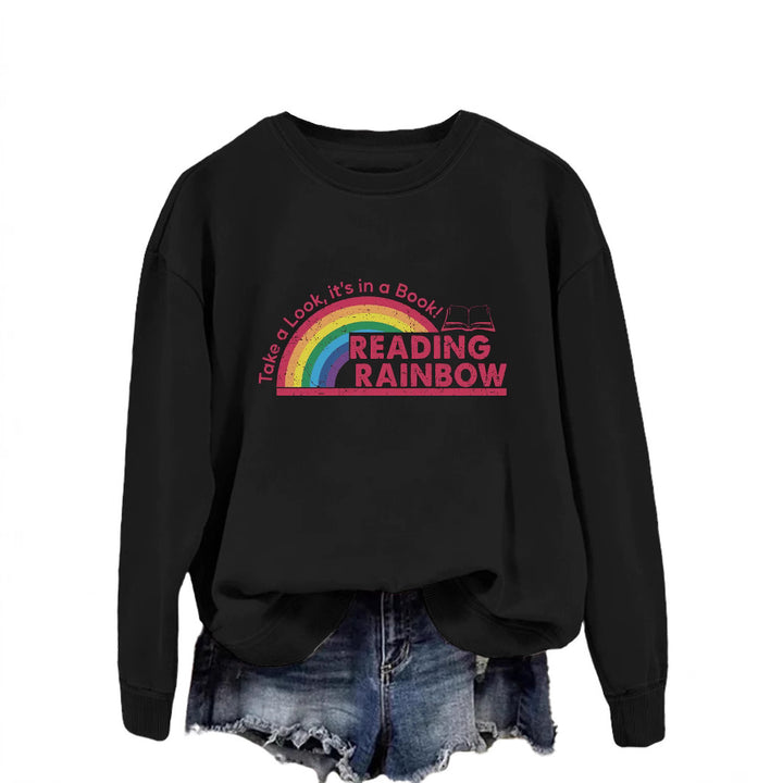 Damen lässiger Sweatshirt mit einzigartigem Druck Drune