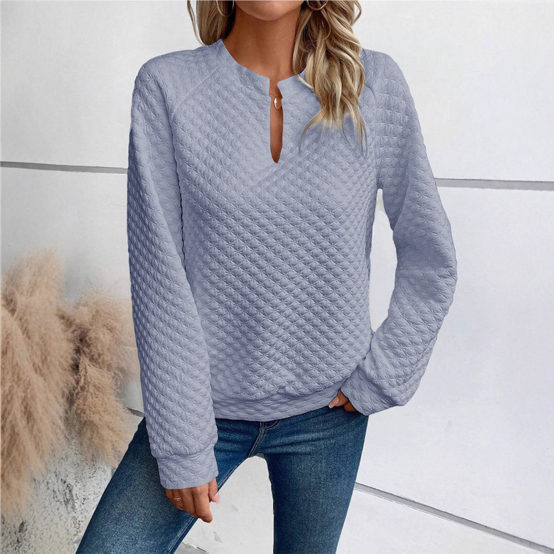 Damen Sweatshirt mit strukturiertem Design Drune