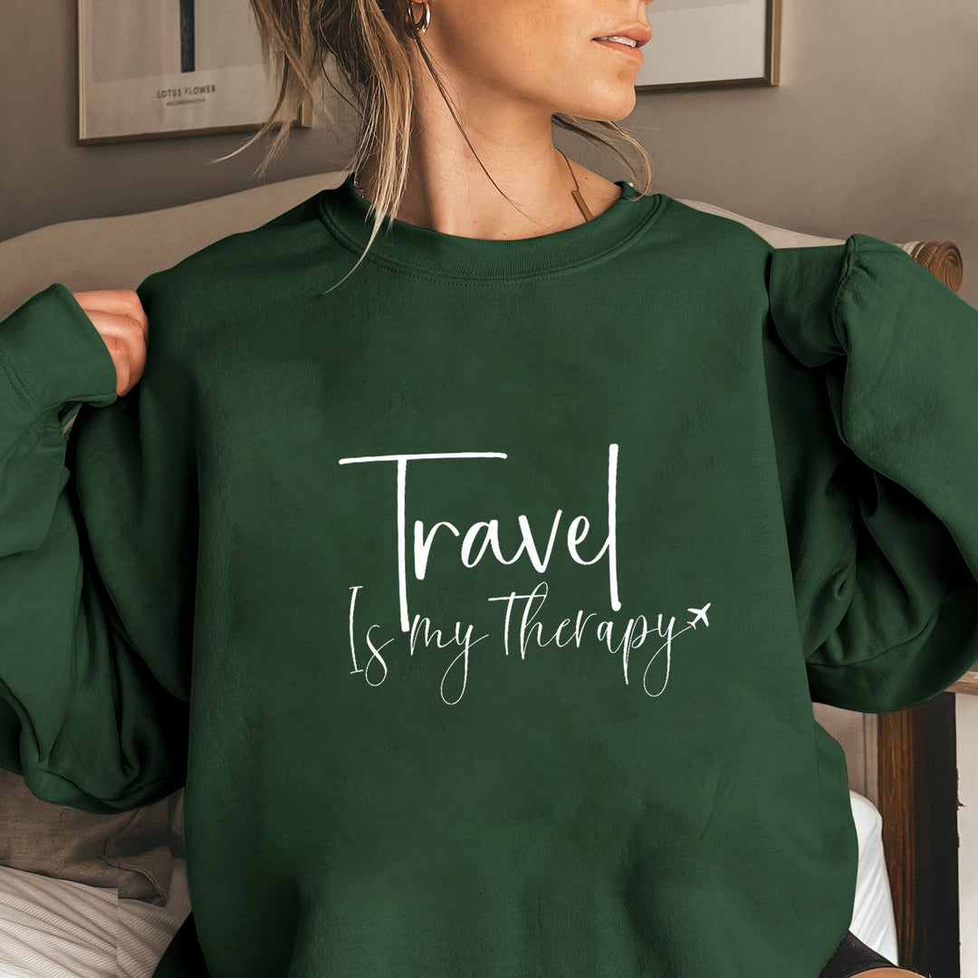 Damen Sweatshirt mit Statementaufschrift und Puffärmeln Drune