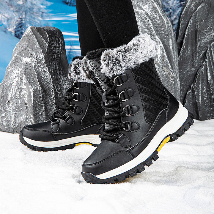 Damen Thermo-Winterstiefel mit rutschfester Sohle und isolierendem Futter Drune