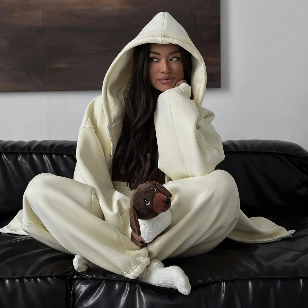 Damen lässiges Oversized Sweatsuit Drune