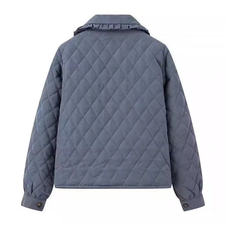 Drune | Damen Gequiltete Jacke Große Kragen