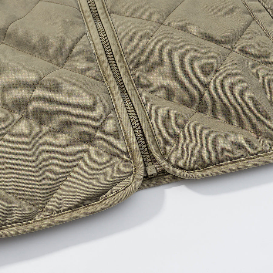 Damen gesteppte Übergangsjacke mit schlichten Taschen und elegantem Schnitt Drune
