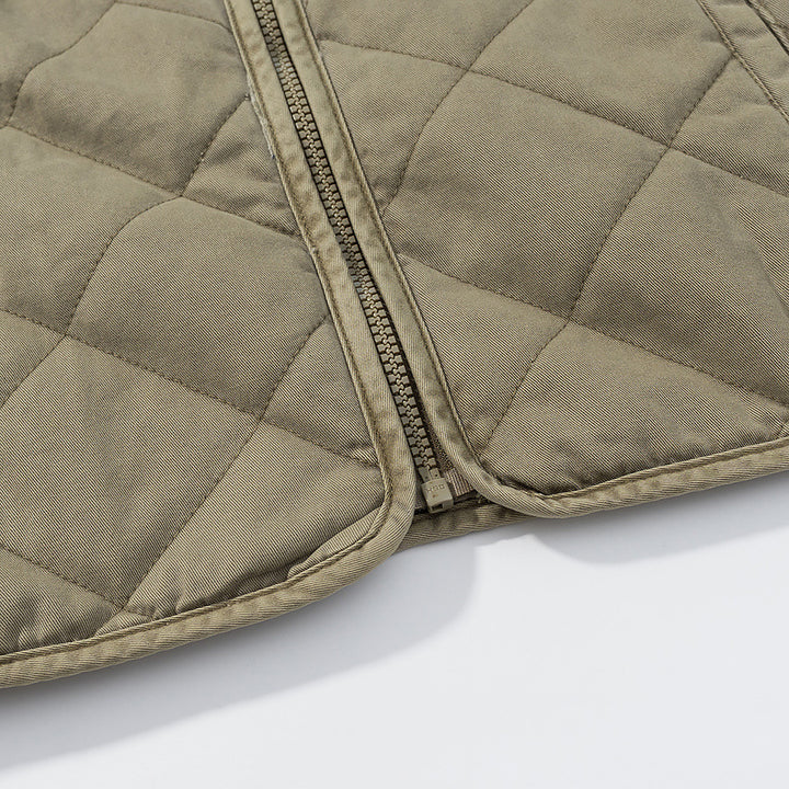 Damen gesteppte Übergangsjacke mit schlichten Taschen und elegantem Schnitt Drune