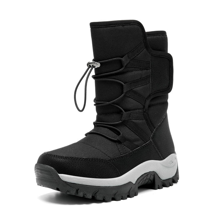 Damen Winterstiefel mit rutschfester Sohle und wärmeisolierendem Innenfutter Drune